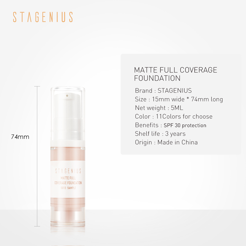 Moisturizing Concealer Waterproof Foundation Face Liquid Foundation Stick Makeup Oil Control Full Cover Maquillaje