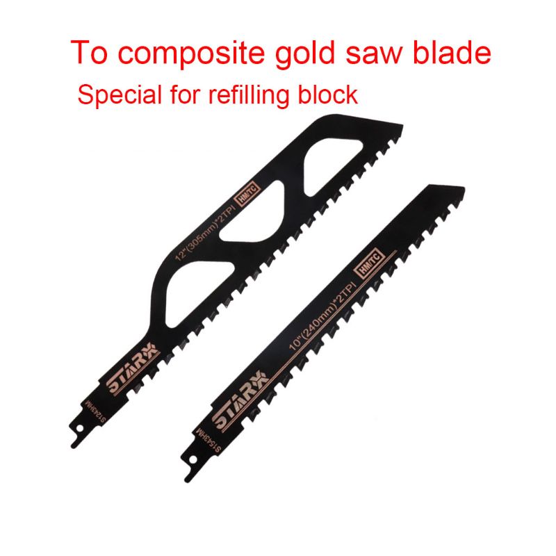 Demolition Masonry Reciprocating Saw Blade For Cutting Concrete Brick Stone Alloy Steel Teeth Blades
