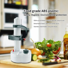 1PC New Electric Spiral Apple Peeler Cutter Slicer Fruit Potato Peeling Automatic Battery Operated Machine With Charger