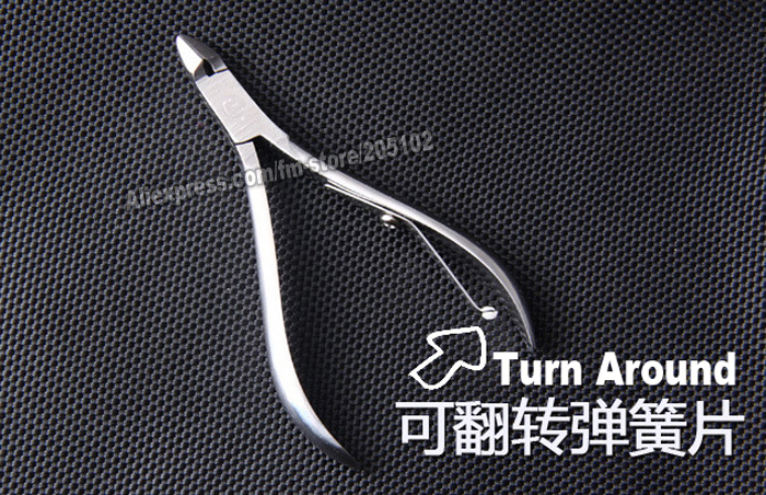 Nail Nipper for Finger & Foot Nail Art Cuticle Scissors Manicure Stainless Steel Clipper Plier Cutter Tool