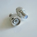 1Pcs TNC male plug to F female jack center RF coaxial adapter connector