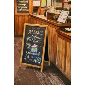 Sidewalk Restaurant Wooden Magnetic A Frame Chalkboard Sign