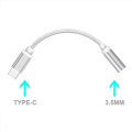 Cable Adapter USB-C to 3.5mm communication cable for xiaomi USB Cable for xiaomi redmi note 5 USB Type C to 3.5 mm Cable Adapter