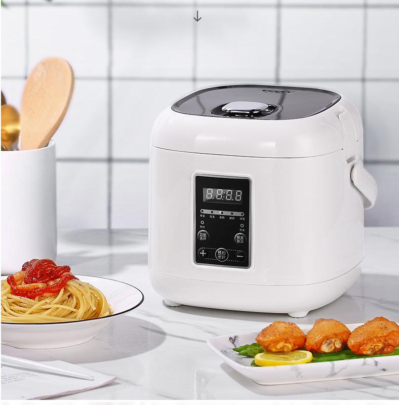 Mini Portable Rice Cooker 2L Intelligent Electric Cookers Food Steamer Cooking Pot Fast Heating Lunch Box 24H Appointment