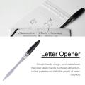 Professional Stainless Steel Handle Cut Paper Knife Letter Opener Supplies For Office School Stationery Tool Split File Envelop