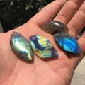 1PC Madagascar Rough Polished Natural Labradorite Stone Crystal for Pendant Necklace Earrings Bracelet Diy Jewelry Making