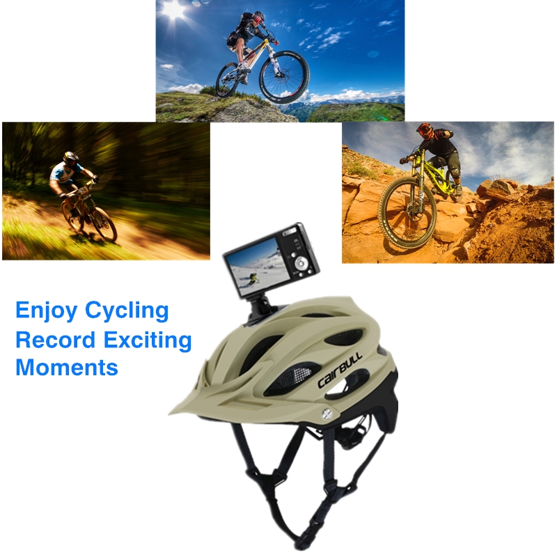 CAIRBULL MTB DVR Bicycle Helmet Sports&Action Video Camera Installable Cycling Helmet Mountain OFF-ROAD Bike Helmet BMX Casco