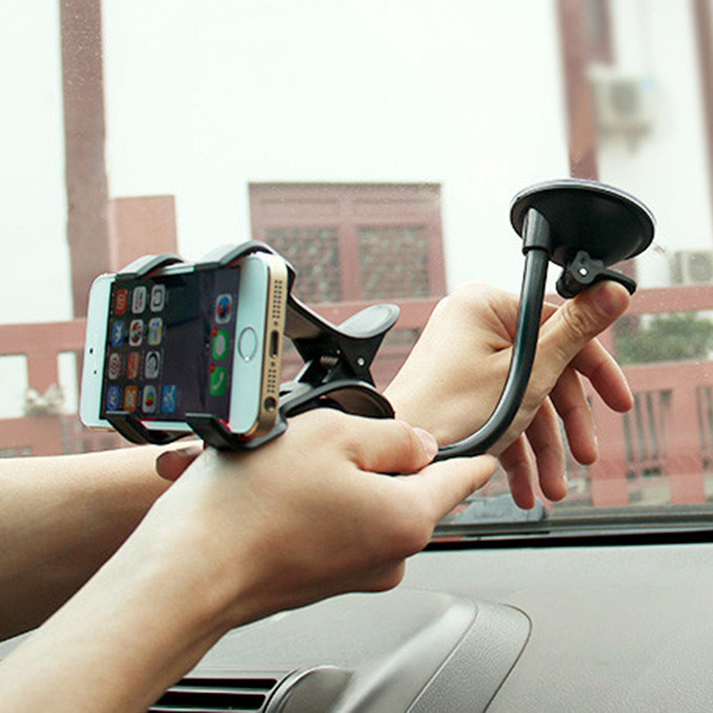 Universal 360 Degree Rotating Car Holder Dashboard Stand Holder Car Accessories Adjustable Fits for Any Size of Phones