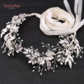 YouLaPan SH272 Wedding Belt Bride Formal Dress Accessories Flower Rhinestone Belts Women Jeweled Belts for Women Waist Band
