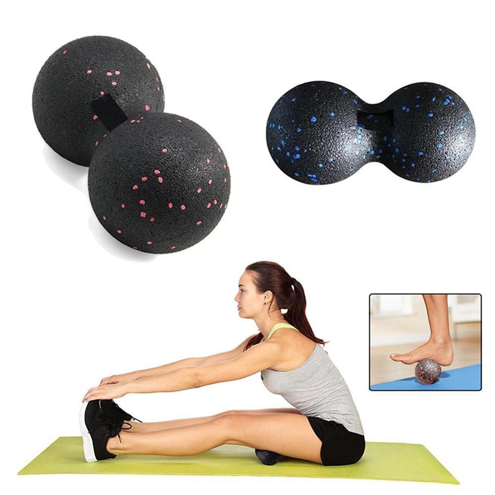 Peanut Massage Ball Lacrosse ball for Shoulder Back Legs Rehabilitation Therapy Training