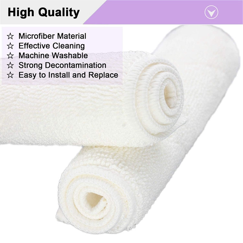 8 Pack Steam Mop Replacement Pads for Light 'N' Easy Cleaning Steam Mop S3101 S7326 Steam Cleaner