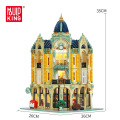 City Streetview Series MOC-17366 The Corner Post Office Building Blocks Antique Collection Shop Bricks Children Toys Kids Gifts