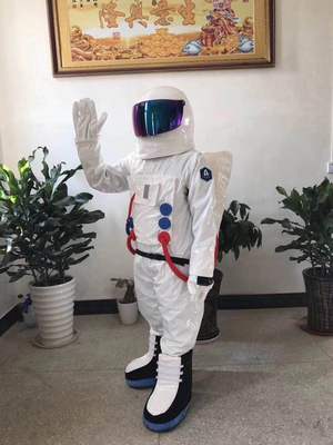 Space Suit Astronaut mascot costume with Backpack with LOGO glove,shoes