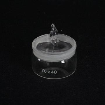 70x40mm Diameter x Height Lab Glass Weighting Bottle with Ground Glass Stopper