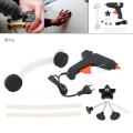 9pcs 220V Universal Car Door Body Pulling Paintless Reparation Device Removal Tool Kit with Glue Gun and Rubber Strip