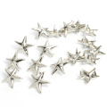 100pcs 15mm Apparel Sewing DIY Star Metal Studs, Punk Jewelry,Shoes,Bags, Leather Belt clothes Garment Rivet Accessories