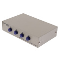 4 Port A B Manual Network Sharing Switch Box 4In1 1In4 RJ45 Ethernet Switcher 100M 4-port network interface switcher