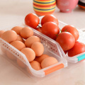 Random Color Plastic Egg Storage Box Refrigerator Convenient Storage Boxes Egg Tray Food Container Kitchen Gadgets Egg Holder