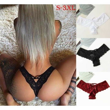 Sexy Women's Panties Thongs Female Seamless Briefs Lingerie Underwear Lace Knickers G-string Underpant Thong S-3XL