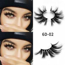 6D 25mm black mink eyelashes with good quality