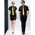 AirLine Captain Stewardess Standard Suits Student Uniform Hotel KTV Bar Waiter Workwear Cosplay Short sleeve Summer Clothing