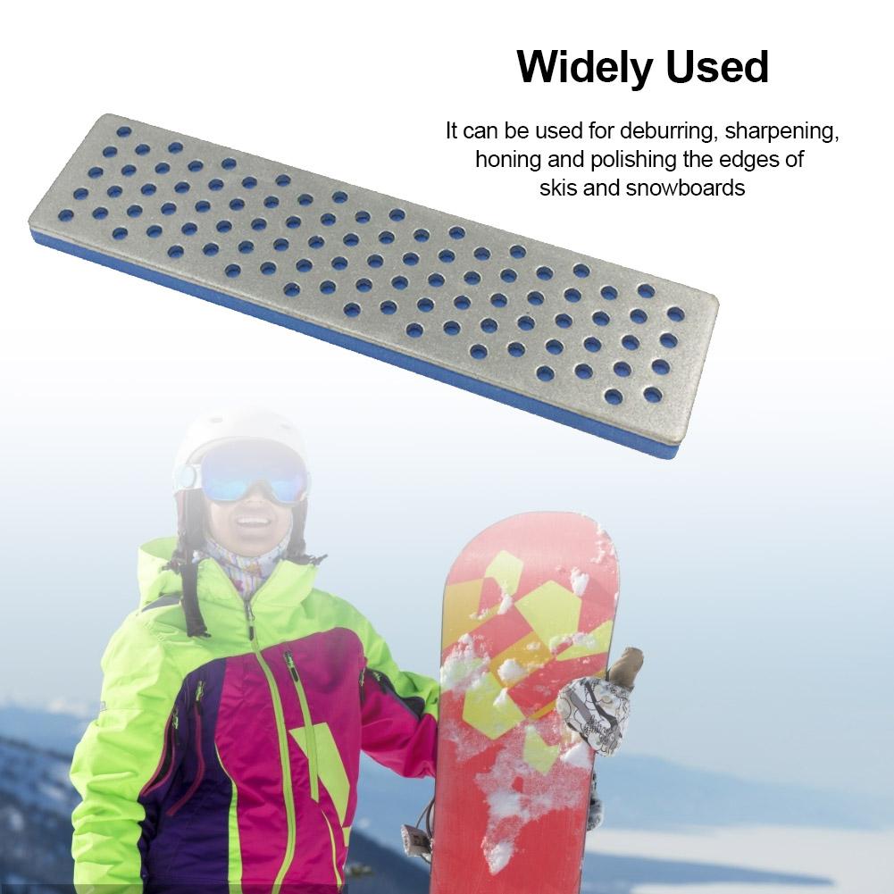 100 x 25mm Grit Sharpening Stones Diamond Wear-resistant for Skiing Ice Snowboard Stone Ski Edges Skiing Sharpener