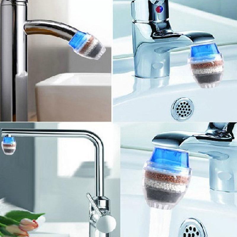 MeterMall 1pc Coconut Carbon Home Kitchen Restaurant Faucet Tap Multi Layers Water Clean Purifier Filter Cartridge
