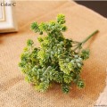 28 heads Succulents Artificial Plants Fall Fake Leaves Plastic Succulent Plants Lotus Grass for Garden Wedding Decoration