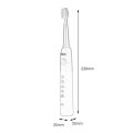 SEAGO Sonic Electric Toothbrush Rechargeable Adult Sonic Toothbrush 4 Mode Travel Toothbrush with 3 Brush Head Gift Drop ship