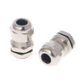 3PCS Stainless Steel Metal PG7 Waterproof Cable Glands Connector Wire Glands for 3.0-6.5mm cable High quality