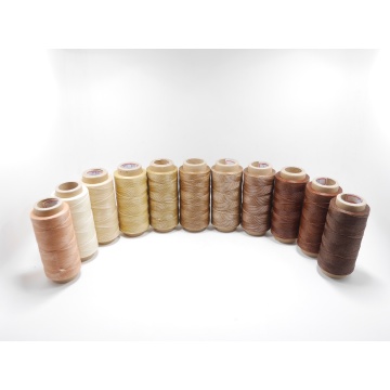 150 meters Diameter 1.2mm 250D Polyester Sewing Waxed Thread Leather Hand-stitched Braided Cord multi colors
