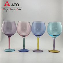Elegant Wine Glass Handmade Round Drinking Glass