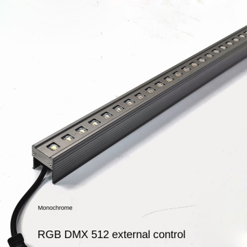 12w Led Wall Washer Dc24v Building Lighting RGB DMX512 Outdoor Flood Light Projector LED Exterior Landscape Linear Spotlight