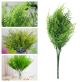 Fake Plants 7 Stems Artificial Asparagus Fern Grass Bushes Flower Home Office Deor Decorative Plant Plastic Green Plants