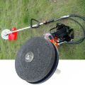 Shaft Mounted Lawn Mower Sharpener OD 50mm Knife Sharpening Abrasive Wheel Drill Tool