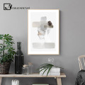 Marble Girl Abstract Canvas Fashion Posters Nordic Wall Art Prints Scandinavian Style Painting Decoration Pictures Room Decor
