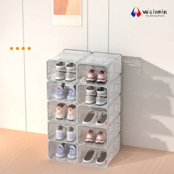 Durable Multi-Compartment Shoe Storage Container