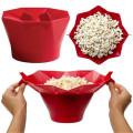 Microwave Silicone Popcorn Bowl Kitchen Easy Tools Magic Household Popcorn Maker Container Healthy Cooking Tools