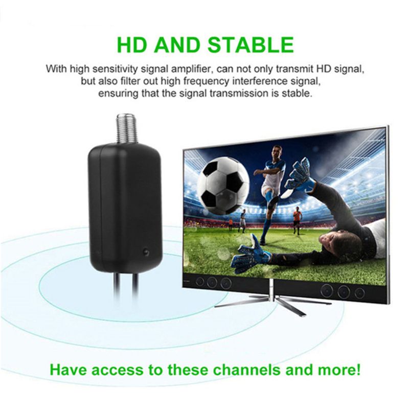 Low Noise USB TV Antenna Amplifier Digital Hd DVBT2 Signal Booster for TV Aerial Dropshipping