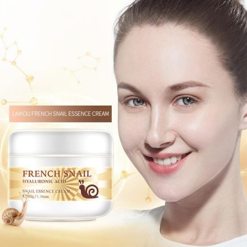50ml Snail Face Cream Hyaluronic Acid Moisturizer For Face Nourishing Serum Day Cream For Face Anti Wrinkle Aging Cream