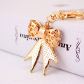 Fashion Crystal Element Bow Car Key Chain Women's Bag Accessories Key Chain Metal Pendant Small Gift Gifts