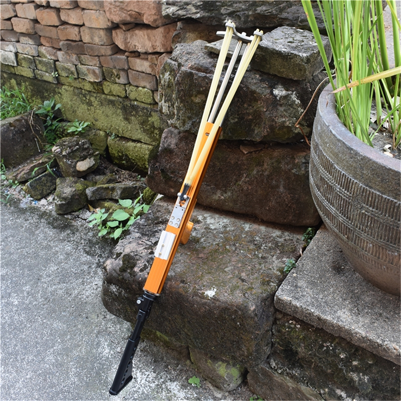 Classic Folding slingshot Rifle mechanical slingshot Outdoor shooting toys Hunting tools Creative slingshot DIY WK11