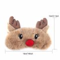 Christmas Deer Cute Animal Eye Cover Plush Fabric Sleeping Mask Eyepatch Winter Cartoon Nap Eye Shade For Regalo de Navidad