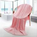 Bamboo Fiber Solid Color Cotton Towel Wave Pattern Large Absorbent Bath Towel Bathroom Supplies Optional baby care