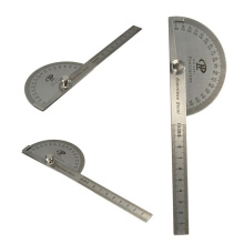 Stainless Steel Protractor Angle Finder Arm Measuring Round Head General Tool Craftsman Rule Ruler Machinist Goniometer Tool