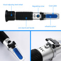 3 in 1 Brix Refractometer , 0 to 44% Brix 0 to 190 Oe Oechsle 0 to 38 KMW Refractometer Wine Beer Juice Measuring Tool