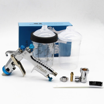 W-101 Spray Gun With Adapter 400cc Pps Tank 1.0/1.3/1.5/1.8mm Japan Quality Air Spray Gun With H/O Quick Cup Paint Mixing Cup
