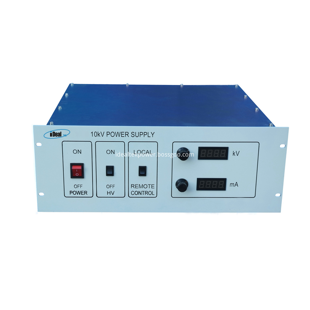 High Voltage Capacitor Charging Power Supply Front Panel 4u