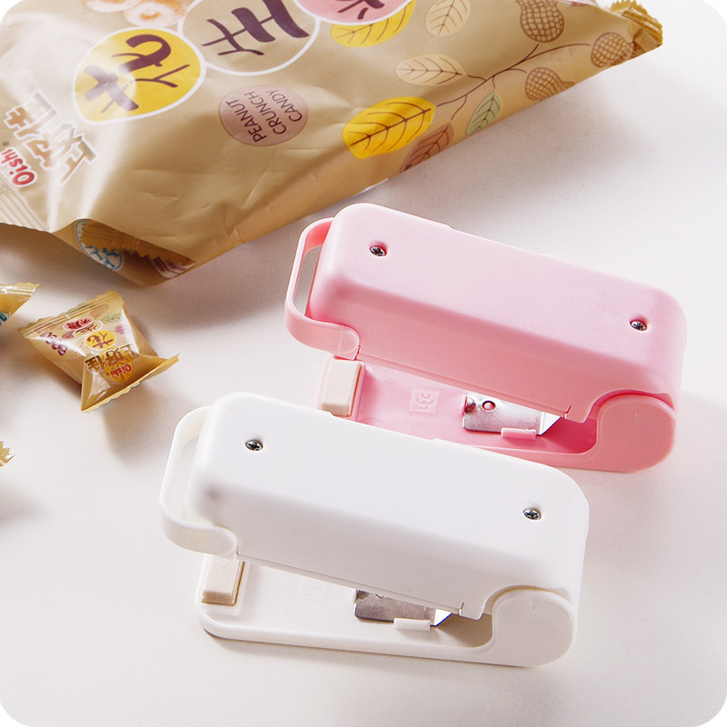 Color Portable Handheld Home Electronic Mini Heat Sealing Machine Plastic Food Snack Bag Packaging Sealing Machine Tool