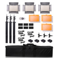 Travor 600pcs daylight led video light Studio light 3200K 5500k 75W photography lighting with 2.4G wireless remote and youtube